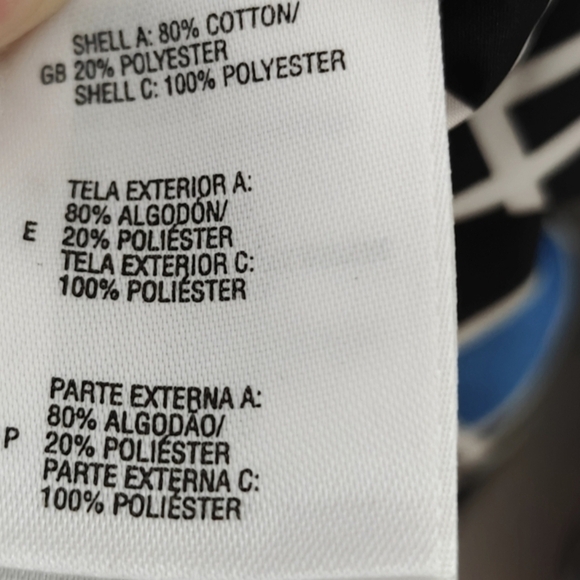 The North Face Reversible Hoodie Jacket Large Wind Mondrian Squares Multicolor - Picture 7 of 11